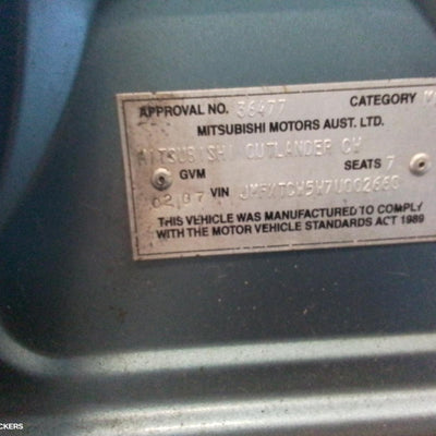 2006-2009 Mitsubishi Outlander Combination Switch