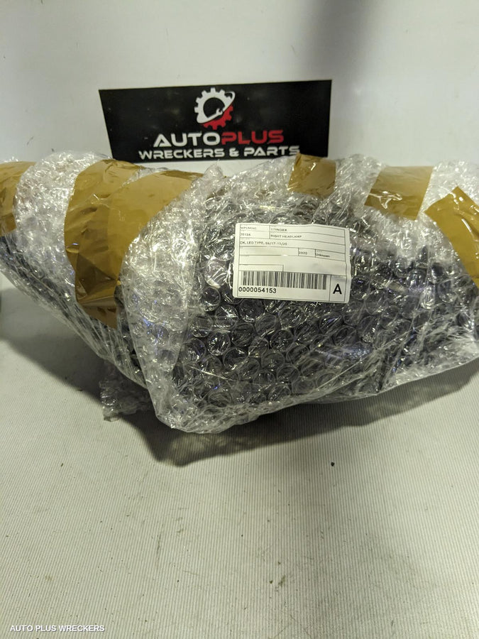 2020 Kia Stinger Right Headlamp