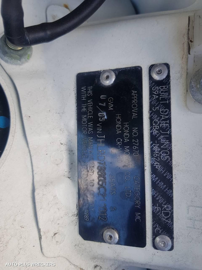 2005 Honda Crv Towbar