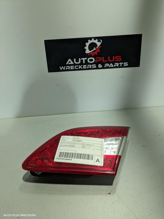 2016 Nissan Pulsar Rear Garnish