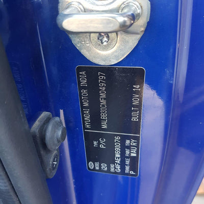 2015 HYUNDAI I20 RIGHT FRONT DOOR WINDOW