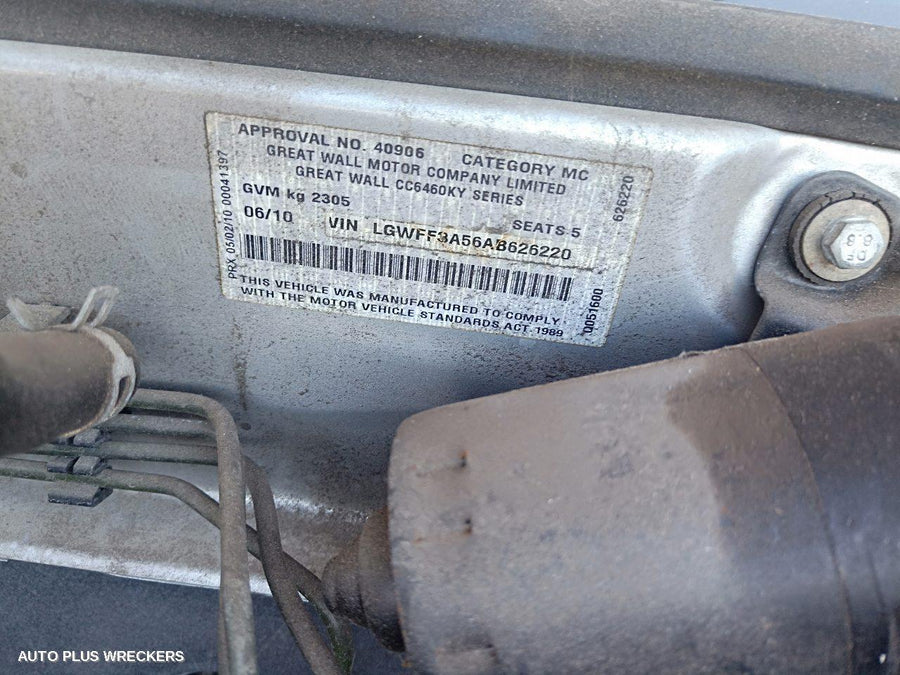 2010 Great Wall X200/x240 Bonnet