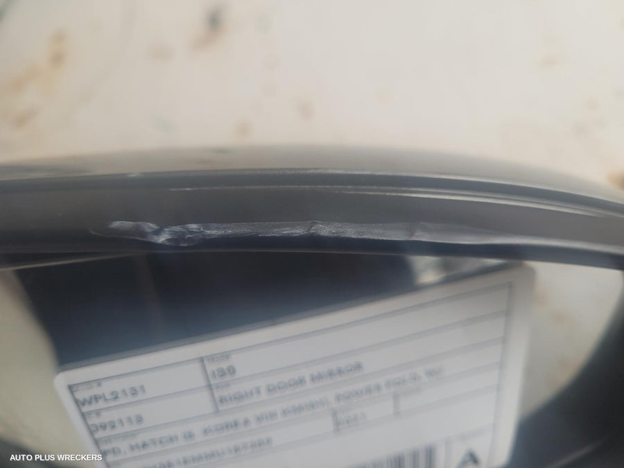 2021 Hyundai I30 Right Door Mirror