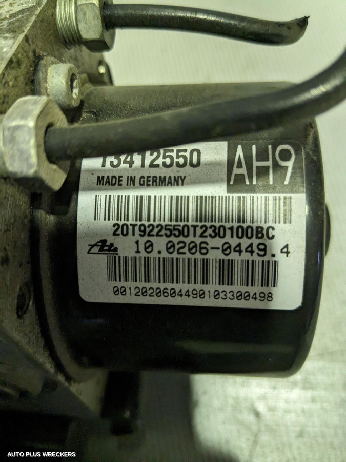 2011-2017 Holden Cruze Abs Pump Modulator