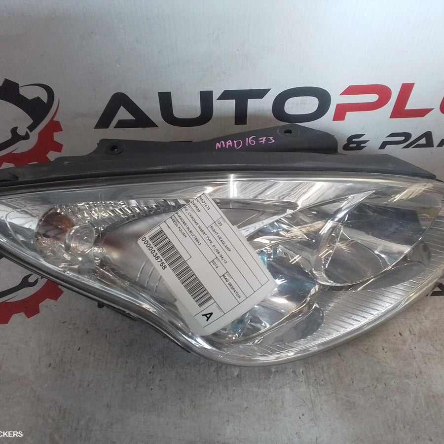 2008-2012 Hyundai I30 Right Headlamp