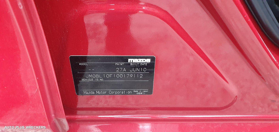 2010 Mazda 3 Sunvisor