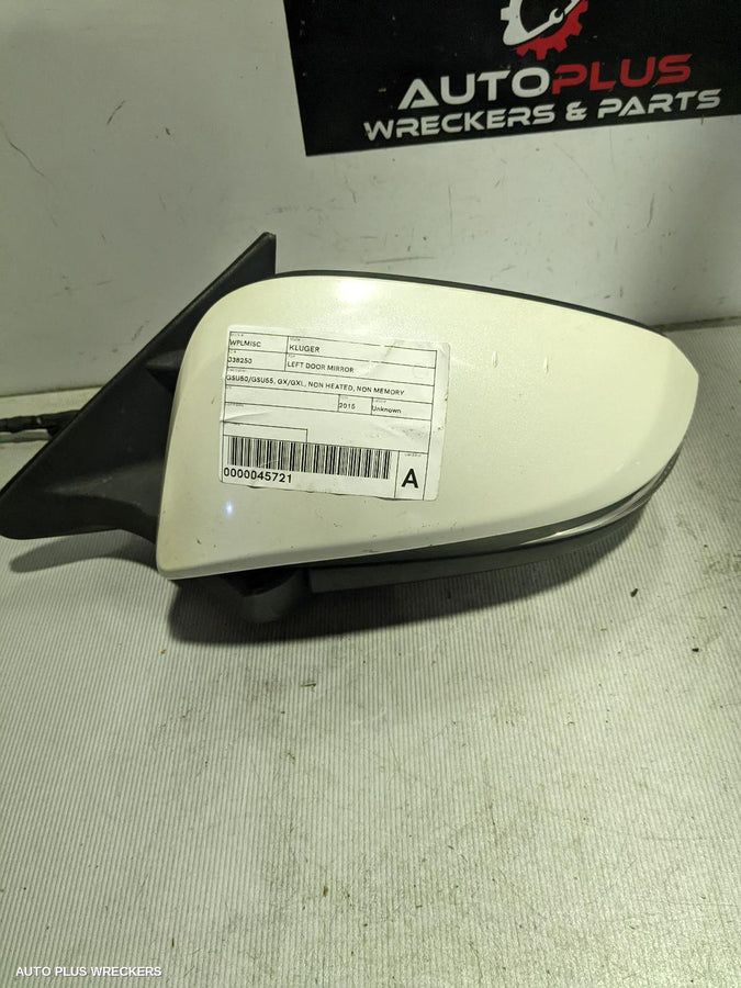 2015 Toyota Kluger Left Door Mirror