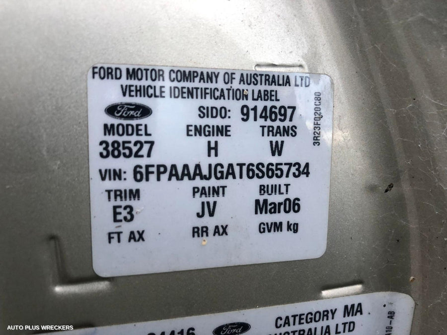 2006 Ford Territory Door Handle