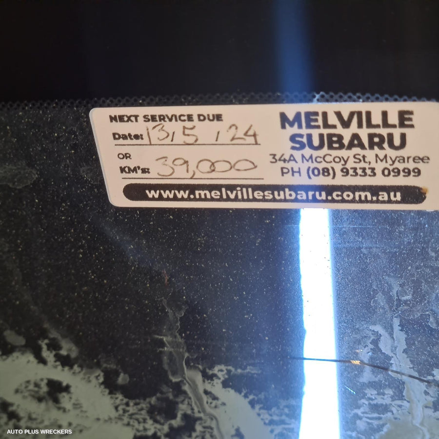 2019 Subaru Forester Engine