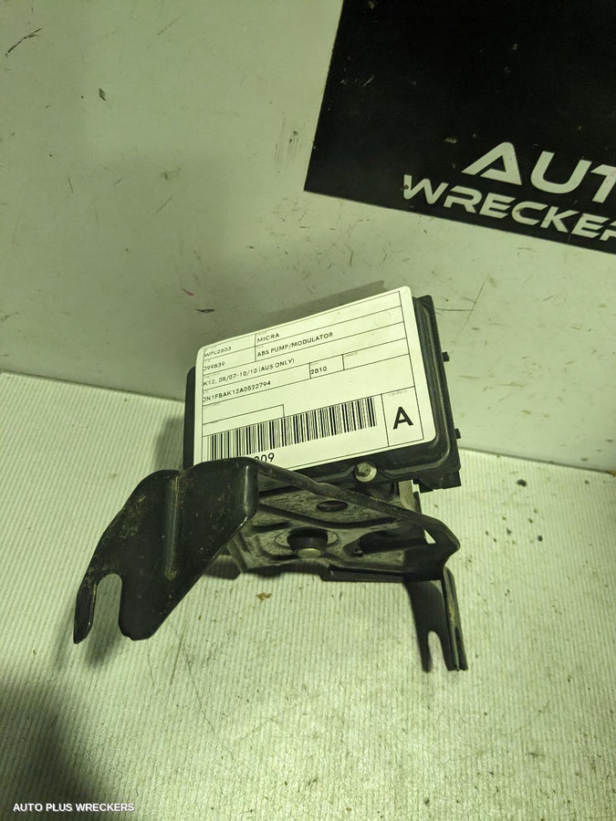2007-2010 Nissan Micra Abs Pump Modulator
