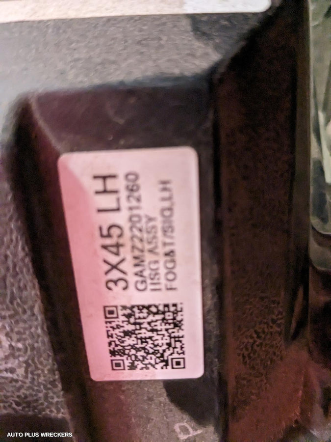 2020 Mitsubishi Asx Left Indicator Fog Side