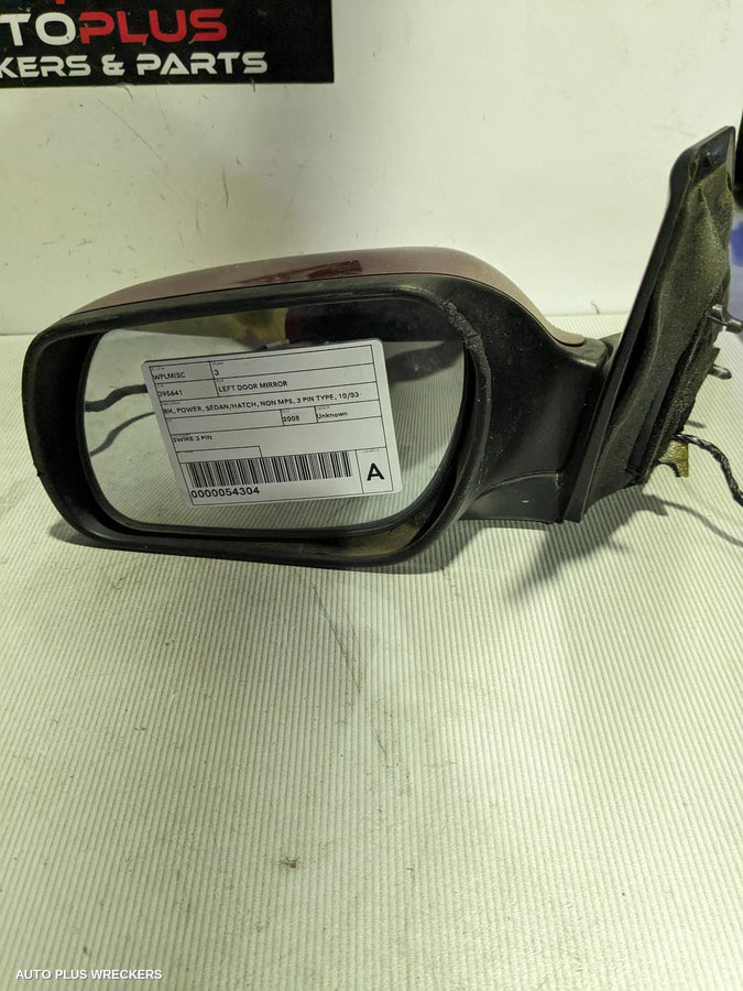 2008 Mazda 3 Left Door Mirror