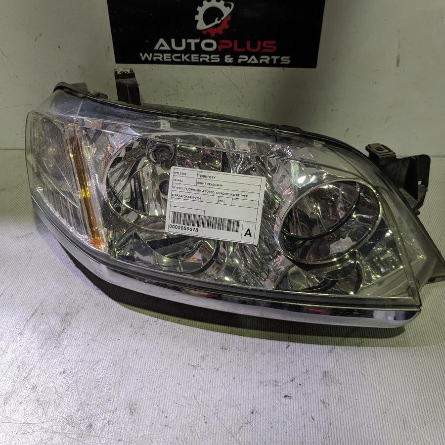 2009-2011 Ford Territory Right Headlamp