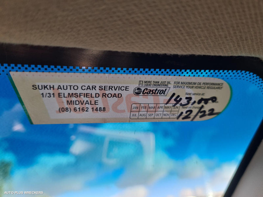 2012 Holden Barina Left Rear Door Sliding