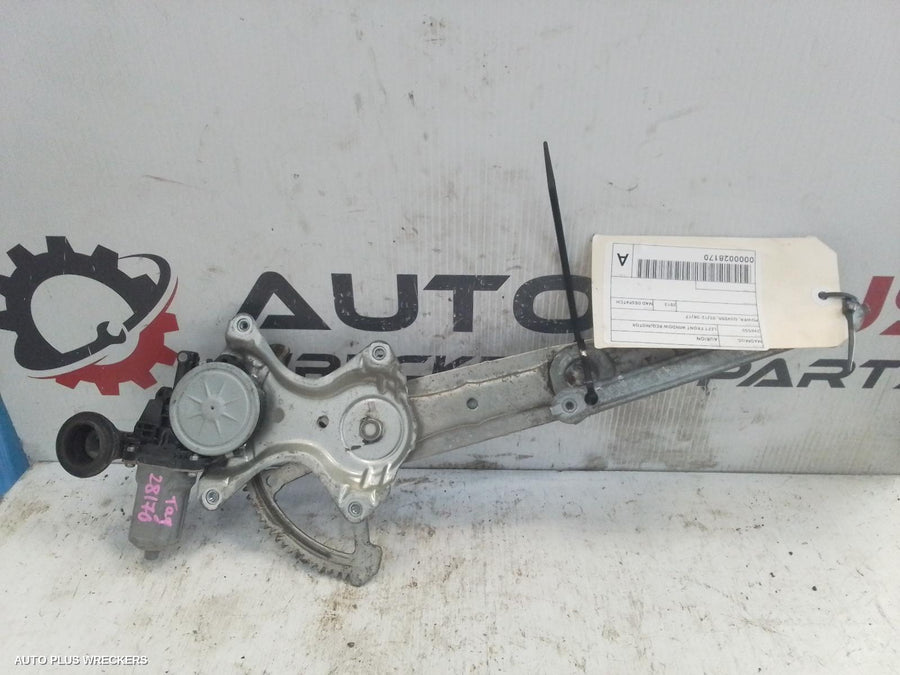 2013 Toyota Aurion Left Front Window Reg Motor