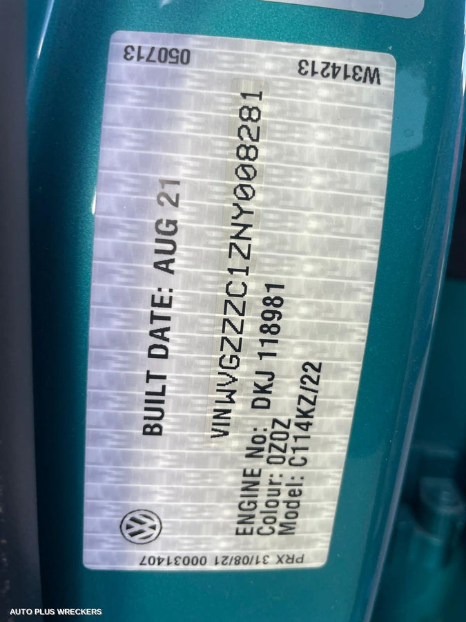 2021 Volkswagen T-cross Fuel Pump