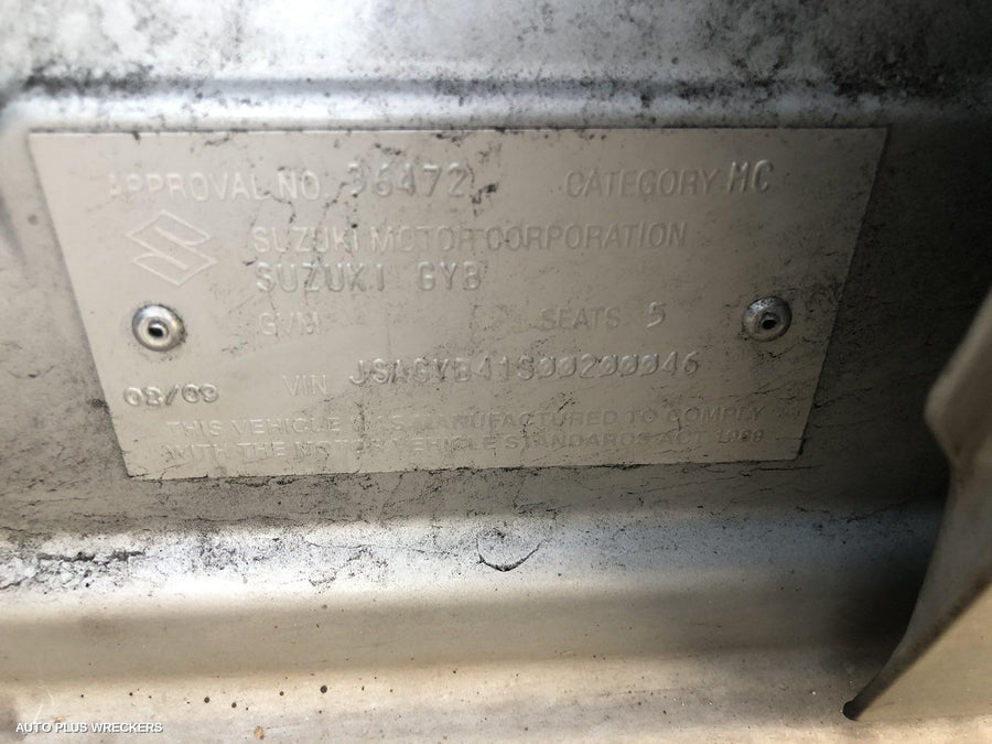 2009 SUZUKI SX4 LEFT FRONT WINDOW REG MOTOR