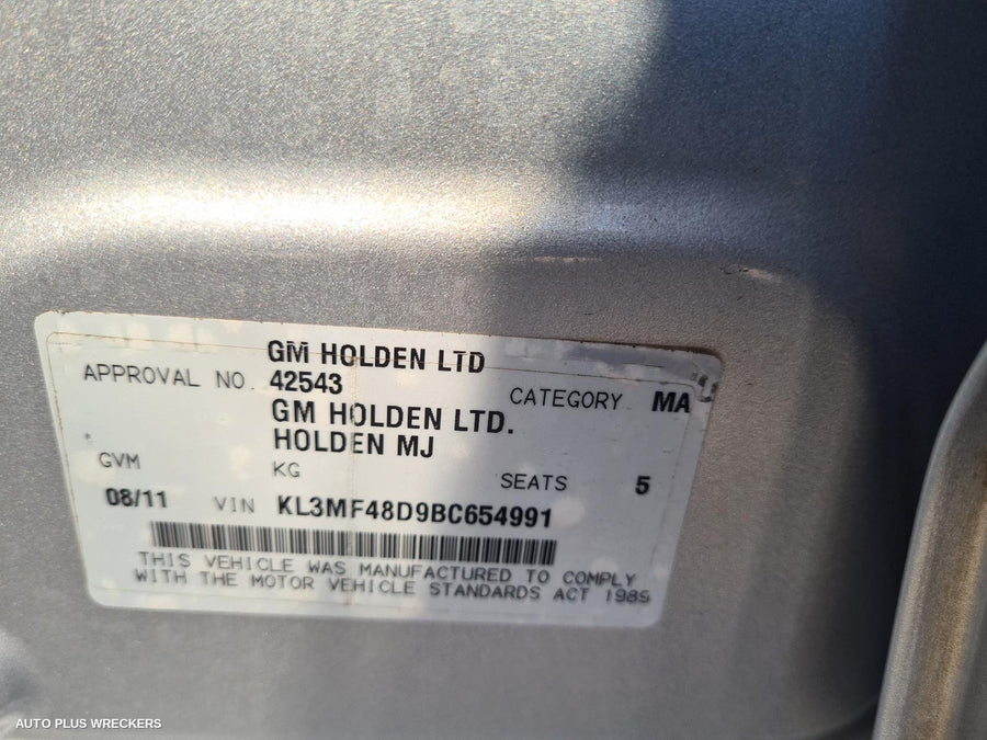 2012 Holden Barina Left Door Mirror