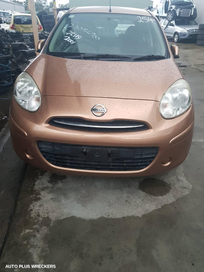 2011 Nissan Micra Left Rear Door Window