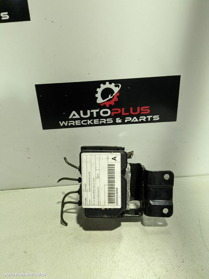 2018 Hyundai Accent Abs Pump Modulator