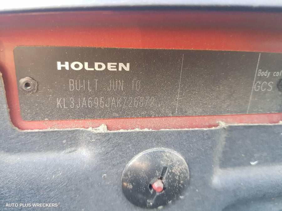 2010 Holden Cruze Right Front Door