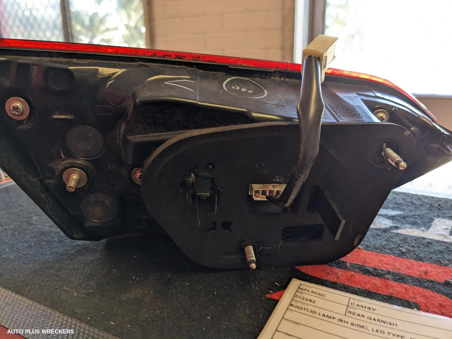 2022 Toyota Camry Rear Garnish