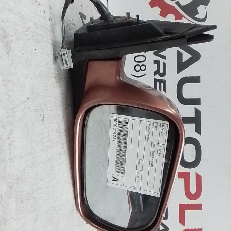 2005 Honda Integra Right Door Mirror