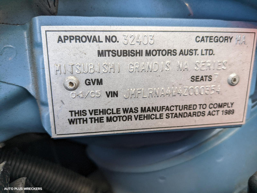 2005 Mitsubishi Grandis Abs Pump Modulator