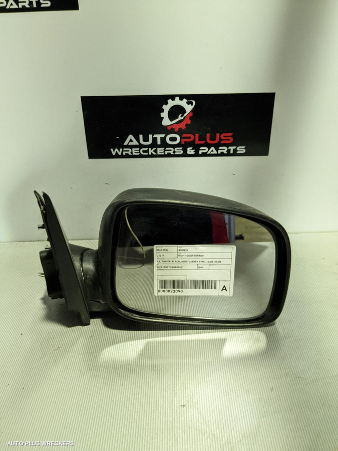 2006 Holden Rodeo Right Door Mirror