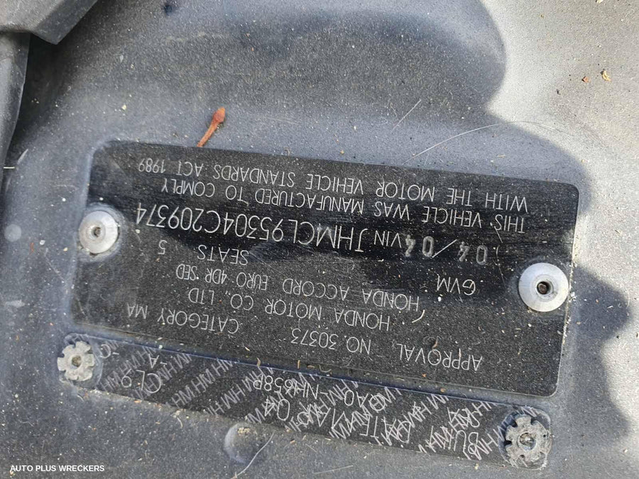 2004 Honda Accord Left Door Mirror