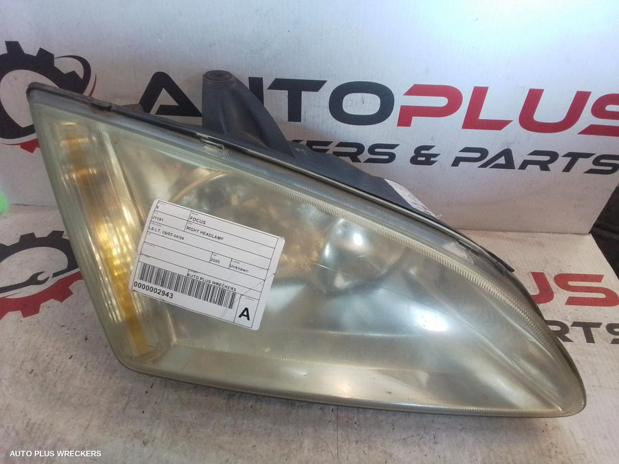 2005 Ford Focus Right Headlamp