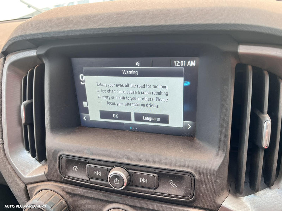 2019 Holden Colorado Right Front Door Window