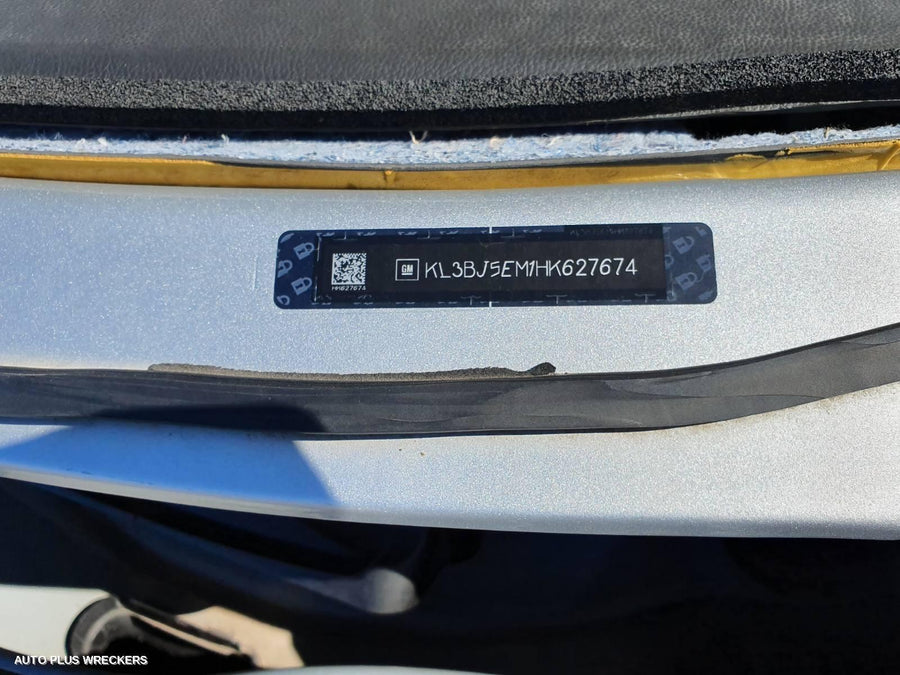 2017 Holden Astra Right Rear Door Window