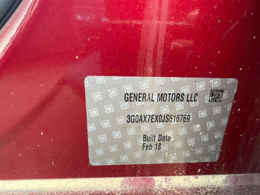 2019 Holden Equinox Radiator Support