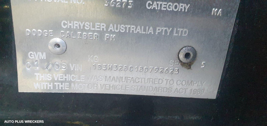 2009 Dodge Caliber Grille