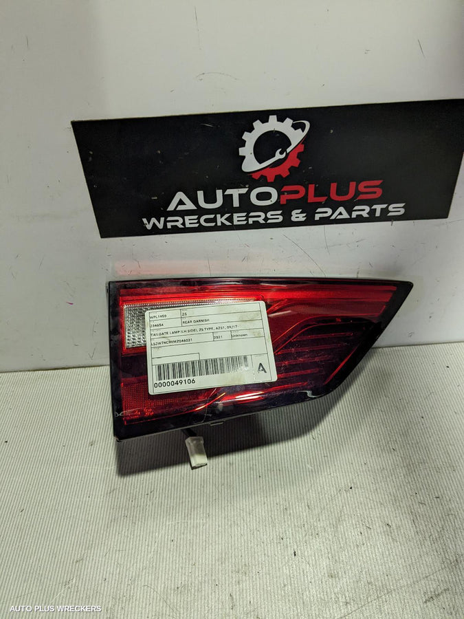 2017-2024 Mg Zs Rear Garnish