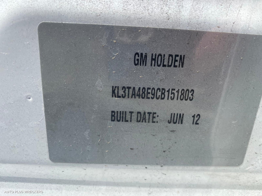 2012 Holden Barina Left Front Door Window