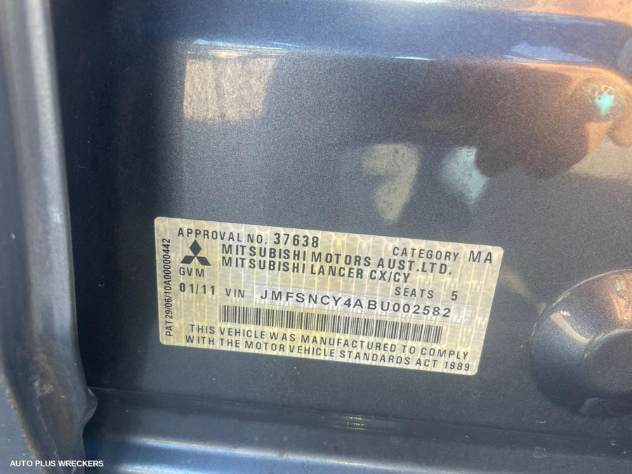 2011 Mitsubishi Lancer Trans Gearbox