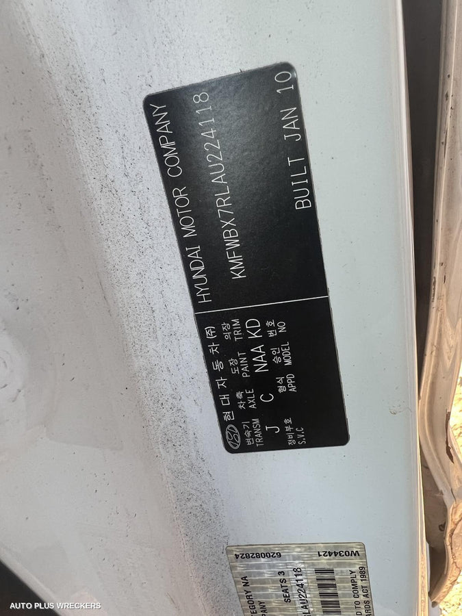 2010 Hyundai Iload/imax Left Door Mirror