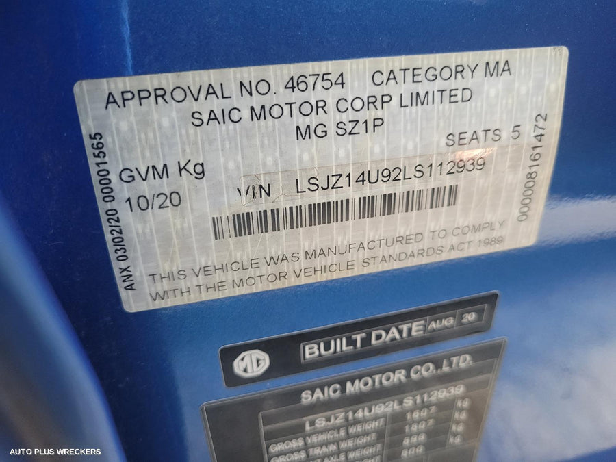 2020 Mg Mg3 Abs Sensor