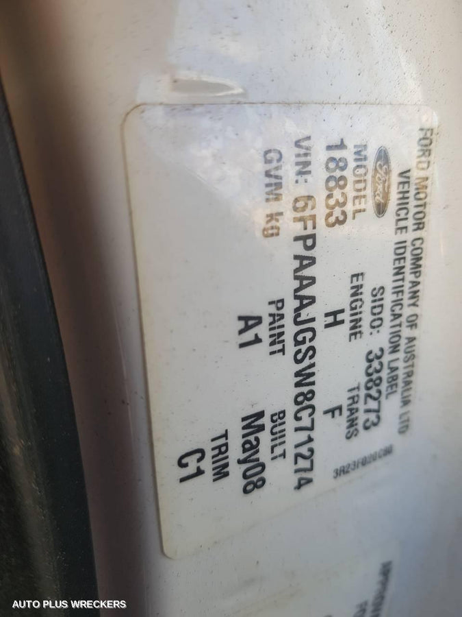 2008 Ford Falcon Right Taillight