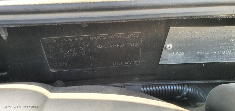 2006 Hyundai Sonata Left Headlamp