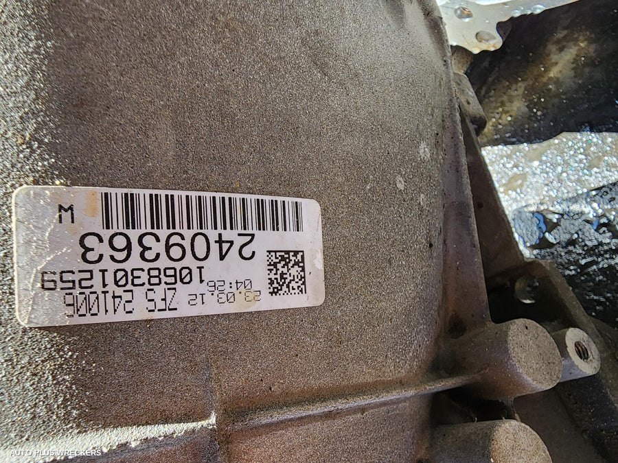 2011-2014 Ford Falcon Trans Gearbox