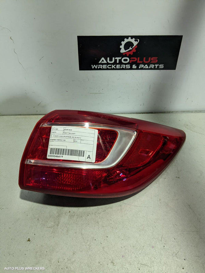 2010-2014 Kia Sportage Right Taillight