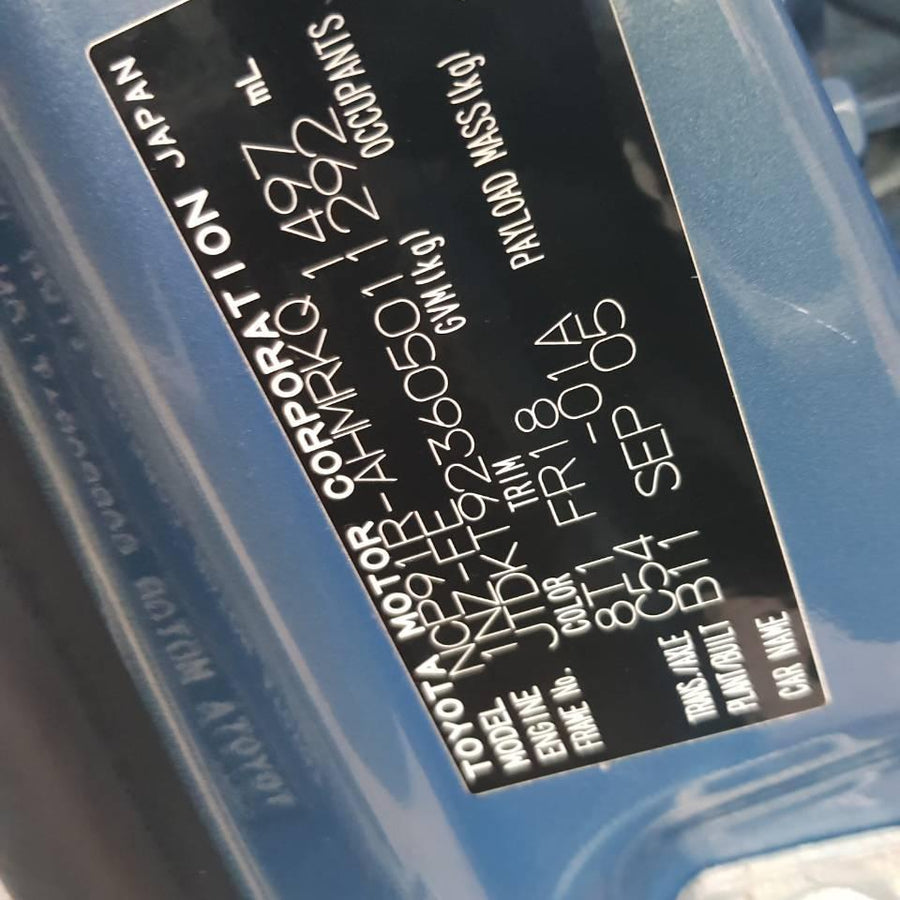 2005 Toyota Yaris Right Rear Wnd Reg Motor