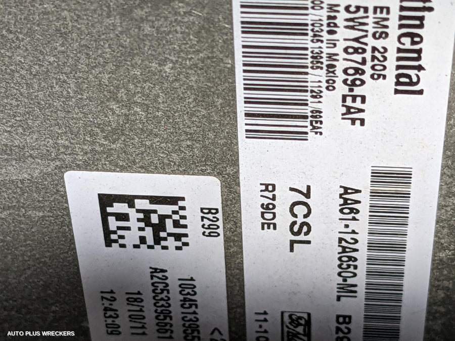 2012 Ford Fiesta Left Rear Door Sliding