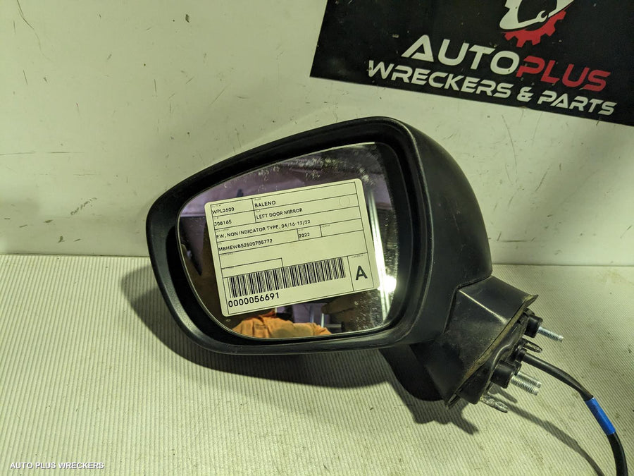 2016-2022 Suzuki Baleno Left Door Mirror