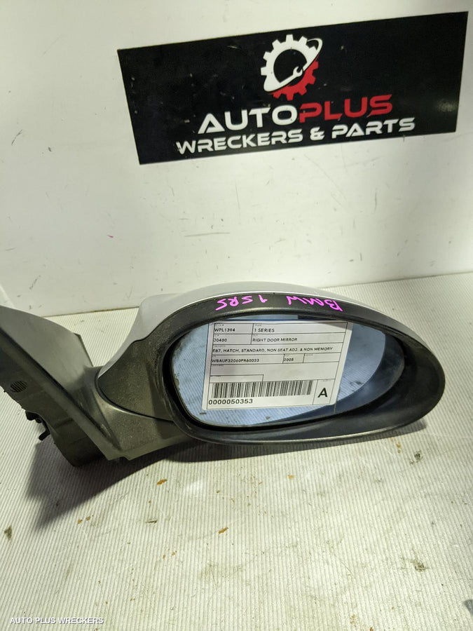 2004-2009 Bmw 1 Series Right Door Mirror