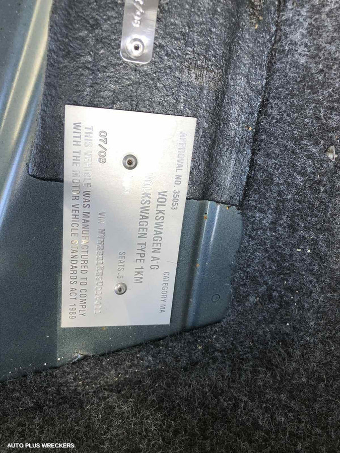 2009 Volkswagen Jetta Right Front Door