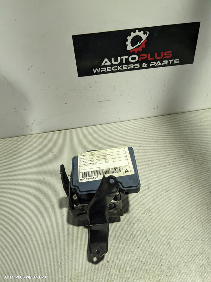 2017 Honda Jazz Abs Pump Modulator
